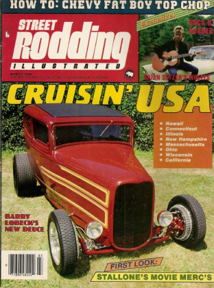 STREET RODDING ILLUSTRATED 1986 MAR - STALLONE, CRUISIN' USA